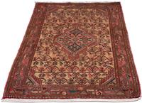 Morgenland Wollteppich Hamadan Medaillon 116 x 77 cm, rechteckig, 1 mm Höhe, Handgeknüpft