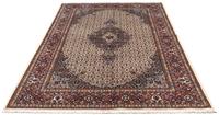 Morgenland Wollteppich Moud Medaillon Blu scuro 198 x 149 cm, rechteckig, 1 mm Höhe, Unikat mit Zertifikat