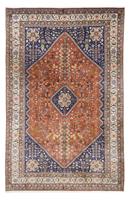 Morgenland Wollteppich Abadeh Medaillon Ruggine 316 x 198 cm, rechteckig, 1 mm Höhe, Unikat mit Zertifikat