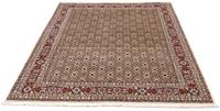 Morgenland Wollteppich Moud Figurativ Rosso scuro 248 x 152 cm, rechteckig, 1 mm Höhe, Unikat mit Zertifikat