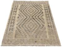 Morgenland Wollteppich Abstrakt Multicolore 147 x 104 cm, rechteckig, 0,5 mm Höhe, Kurzflor