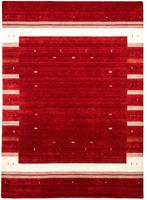 Morgenland Wollteppich Loribaft Minimal Rosso 345 x 255 cm, rechteckig, 1,8 mm Höhe, Unikat mit Zertifikat