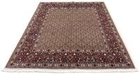 Morgenland Wollteppich Moud Stark Gemustert Beige 235 x 161 cm, rechteckig, 1 mm Höhe, Unikat mit Zertifikat