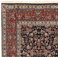 Morgenland Wollteppich Moud Blumenmuster 209 x 178 cm, rechteckig, 1 mm Höhe, Unikat mit Zertifikat
