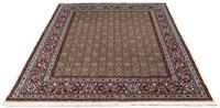 Morgenland Wollteppich Moud Stark Gemustert Rosso scuro 205 x 145 cm, rechteckig, 1 mm Höhe, Unikat mit Zertifikat