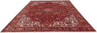 Morgenland Wollteppich Heriz Medaillon 349 x 244 cm, rechteckig, 1 mm Höhe, Unikat mit Zertifikat