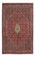 Morgenland Wollteppich Bidjar - Zanjan Medaillon Rosso 218 x 137 cm, rechteckig, 1,5 mm Höhe, Unikat mit Zertifikat