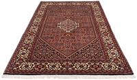 Morgenland Wollteppich Bidjar - Zanjan Medaillon Rosso 220 x 136 cm, rechteckig, 1,5 mm Höhe, Unikat mit Zertifikat