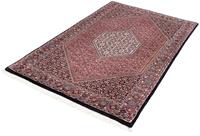 Morgenland Wollteppich Bidjar Medaillon 168 x 109 cm, rechteckig, 1,5 mm Höhe, Unikat mit Zertifikat