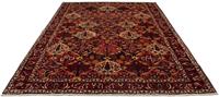 Morgenland Wollteppich Bachtiar Durchgemustert Rosso 305 x 211 cm, rechteckig, 1 mm Höhe, Unikat mit Zertifikat
