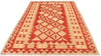 Morgenland Wollteppich Kelim Fars Durchgemustert 239 x 165 cm, rechteckig, 0,4 mm Höhe, Wendeteppich
