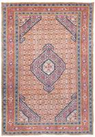 Morgenland Wollteppich Ardebil Medaillon Marrone chiaro 293 x 200 cm, rechteckig, 1 mm Höhe, Unikat mit Zertifikat