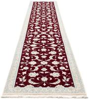 Morgenland Wollteppich Moud Figurativ Beige 291 x 96 cm, rechteckig, 1 mm Höhe, Unikat mit Zertifikat