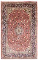 Morgenland Wollteppich Mehraban Medaillon Ruggine 317 x 208 cm, rechteckig, 1 mm Höhe, Unikat mit Zertifikat