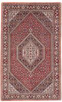 Morgenland Wollteppich Bidjar Medaillon 130 x 83 cm, rechteckig, 1,5 mm Höhe, Unikat mit Zertifikat