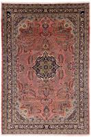 Morgenland Wollteppich Mehraban Medaillon Ruggine 316 x 213 cm, rechteckig, 1 mm Höhe, Unikat mit Zertifikat