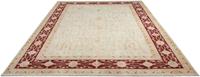 Morgenland Wollteppich Ziegler Blumenmuster 329 x 242 cm, rechteckig, 0,6 mm Höhe, Unikat mit Zertifikat