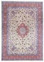 morgenland Wollen kleed Sarough medaillon beige chiaro 332 x 220 cm