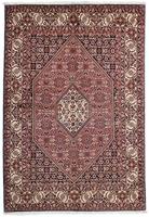Morgenland Wollteppich Bidjar - Zanjan Medaillon Rosso 214 x 140 cm, rechteckig, 1,5 mm Höhe, Unikat mit Zertifikat