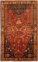 Morgenland Wollteppich Shiraz Medaillon 284 x 168 cm, rechteckig, 0,1 mm Höhe, Unikat mit Zertifikat