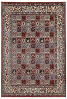 Morgenland Wollteppich Abadeh Medaillon 125 x 80 cm, rechteckig, 1 mm Höhe, Handgeknüpft