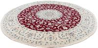 Morgenland Wollteppich Nain - 9la Medaillon Marrone chiaro 344 x 243 cm, rechteckig, 0,6 mm Höhe, Unikat mit Zertifikat