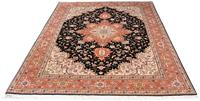 Morgenland Wollteppich Täbriz - 50 Raj Medaillon 201 x 149 cm, rechteckig, 1,5 mm Höhe, Unikat mit Zertifikat