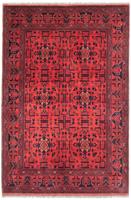Morgenland Wollteppich Khal Mohammadi Durchgemustert Rosso 190 x 130 cm, rechteckig, 0,7 mm Höhe, Handgeknüpft