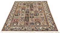 Morgenland Wollteppich Moud Durchgemustert Marrone 232 x 165 cm, rechteckig, 1 mm Höhe, Unikat mit Zertifikat