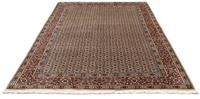 Morgenland Wollteppich Moud Durchgemustert Blu scuro 235 x 163 cm, rechteckig, 1 mm Höhe, Unikat mit Zertifikat