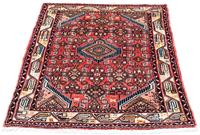 morgenland Wollteppich "Hosseinabad Medaillon Beige 125 x 80 cm", rechteckig, Handgeknüpft