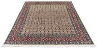 Morgenland Wollteppich Moud Medaillon Beige 230 x 167 cm, rechteckig, 1 mm Höhe, Unikat mit Zertifikat