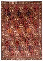 Morgenland Wollteppich Bachtiar Durchgemustert Rosso chiaro 288 x 210 cm, rechteckig, 1 mm Höhe, Unikat mit Zertifikat