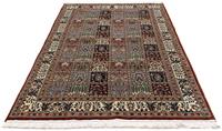 Morgenland Wollteppich Moud Felder 238 x 177 cm, rechteckig, 1 mm Höhe, Unikat mit Zertifikat