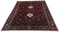 Morgenland Wollteppich Yalameh Durchgemustert Rosso chiaro 284 x 206 cm, rechteckig, 1 mm Höhe, Unikat mit Zertifikat