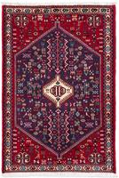 Morgenland Wollteppich Abadeh Medaillon 129 x 78 cm, rechteckig, 1 mm Höhe, Handgeknüpft