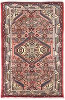 Wollteppich Hosseinabad Medaillon Beige 125 x 80 cm, morgenland, rechteckig, Höhe: 10 mm, Handgeknüpft