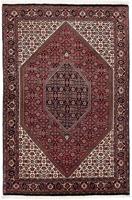 Morgenland Wollteppich Bidjar Medaillon 174 x 107 cm, rechteckig, 1,5 mm Höhe, Unikat mit Zertifikat