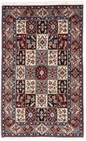 Morgenland Wollteppich Keshan Medaillon Beige 143 x 98 cm, rechteckig, 1 mm Höhe, Handgeknüpft