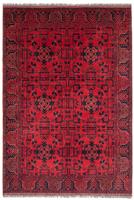 morgenland Wollteppich "Khal Mohammadi Durchgemustert Rosso 193 x 129 cm", rechteckig, Handgeknüpft