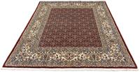 Morgenland Wollteppich Moud Medaillon Beige 205 x 149 cm, rechteckig, 1 mm Höhe, Unikat mit Zertifikat
