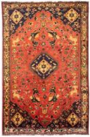 Morgenland Wollteppich Moud Medaillon Beige 203 x 150 cm, rechteckig, 1 mm Höhe, Unikat mit Zertifikat