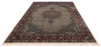 Morgenland Wollteppich Moud Medaillon Beige 277 x 197 cm, rechteckig, 1 mm Höhe, Unikat mit Zertifikat