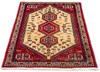Morgenland Wollteppich Keshan Medaillon 116 x 78 cm, rechteckig, 1 mm Höhe, Handgeknüpft