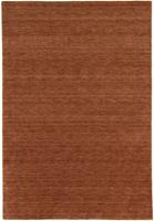 Morgenland Wollteppich Einfarbig Marrone 160 x 90 cm, rechteckig, 1,8 mm Höhe, Sehr weicher Flor