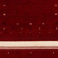 Morgenland Wollteppich Loribaft Bordüre Rosso 240 x 172 cm, rechteckig, 1,8 mm Höhe, Sehr weicher Flor