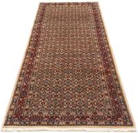 Morgenland Wollteppich Täbriz Blumenmuster Beige 300 x 192 cm, rechteckig, 1 mm Höhe, Unikat mit Zertifikat