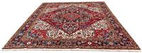 Morgenland Wollteppich Bidjar Medaillon 194 x 137 cm, rechteckig, 1,5 mm Höhe, Unikat mit Zertifikat