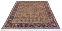 Morgenland Wollteppich Moud Medaillon Beige 235 x 166 cm, rechteckig, 1 mm Höhe, Unikat mit Zertifikat