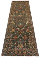 Morgenland Wollteppich Bidjar Geometrisch Colorato 220 x 157 cm, rechteckig, 1 mm Höhe, Unikat mit Zertifikat